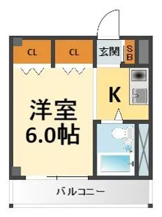 アンシャンブル【2階】の間取り