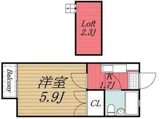 SERENA佐倉【2階】の間取り