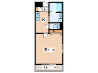 マンション フォーシーズンズ【2階】の間取り