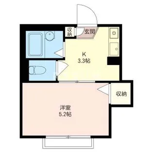 千葉県千葉市中央区新宿1【アパート】の間取り