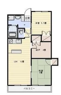 323BLD【3階】の間取り