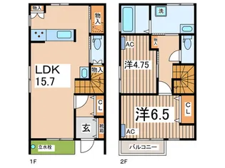神奈川県相模原市中央区宮下本町1【一戸建】の間取り