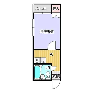 1Kの間取り画像