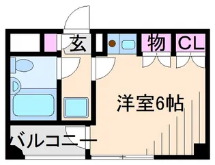 エアフォルク大倉山【5階】の間取り