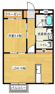 メゾン・ソレイユII【2階】の間取り