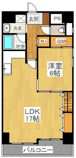 ドミール松原【3階】の間取り