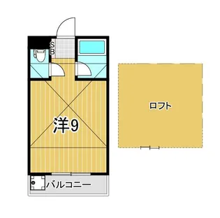 1Rの間取り画像