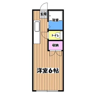 グリーンフィールド【2階】の間取り