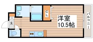 スクエア泉中央【5階】の間取り