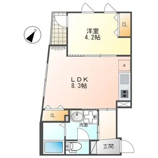 東京都福生市大字福生【マンション】の間取り