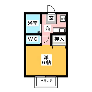 セジュール熱田【2階】の間取り