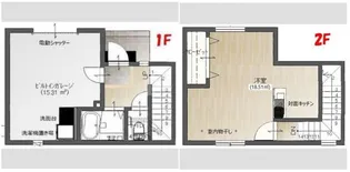 ガレージハウス桜木【1階】の間取り