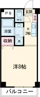 宇田川ハイツ【3階】の間取り