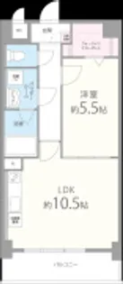 福岡県久留米市東櫛原町【マンション】の間取り