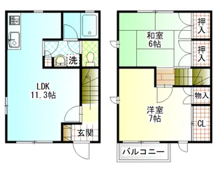 神奈川県小田原市小八幡1【一戸建】の間取り