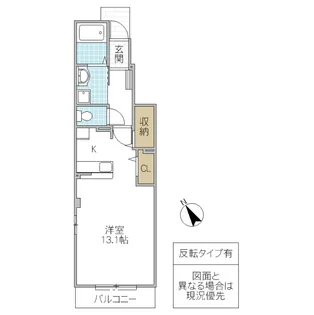 アヴニール II【1階】の間取り