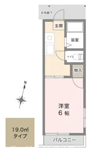 リバティ湘南【1階】の間取り