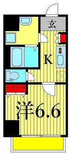 ラヴィエントタワー【6階】の間取り