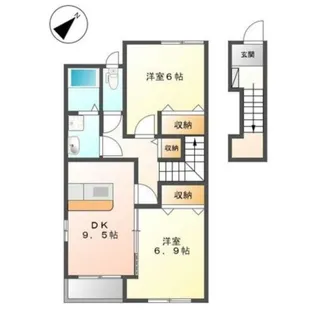 ラピュタ【2階】の間取り