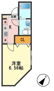 東京都江戸川区西瑞江5【アパート】の間取り