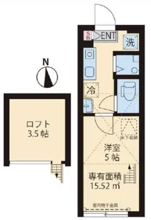 プチ・ハウス2【1階】の間取り