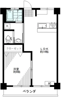第二須賀ビル【4階】の間取り