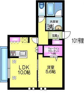 NOBLE RYUSEN【1階】の間取り