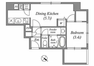 オーパスホームズ三田【8階】の間取り