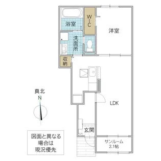 グランドゥール【1階】の間取り