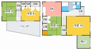 愛知県刈谷市東刈谷町2【一戸建】の間取り