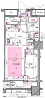 1LDKの間取り画像