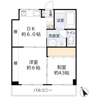 東京都荒川区東日暮里1【マンション】の間取り