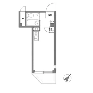ユースハイム富ヶ谷【3階】の間取り