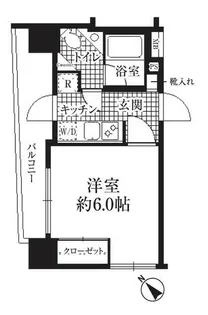 HF銀座レジデンス【6階】の間取り