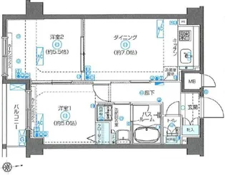 フェニックス板橋【4階】の間取り