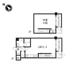 クロスメゾン【4階】の間取り