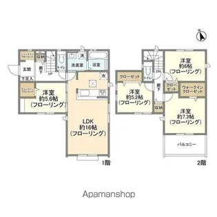 千葉県千葉市若葉区千城台東3【一戸建】の間取り