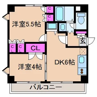ジェイパーク元住吉【3階】の間取り