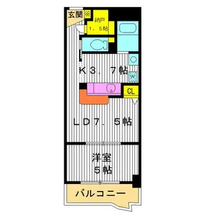 東京都豊島区南長崎5【マンション】の間取り