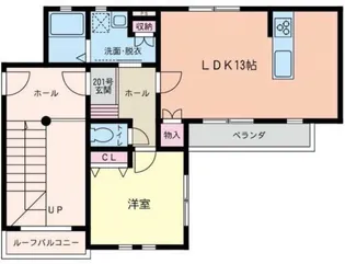 神奈川県横浜市金沢区六浦3【アパート】の間取り