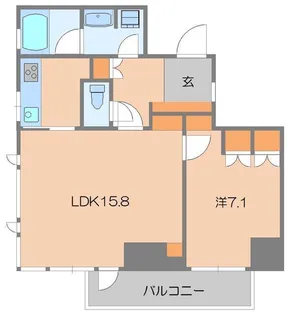 グランドメゾン白金三光坂【4階】の間取り