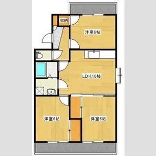 グリーンレジデンス【2階】の間取り