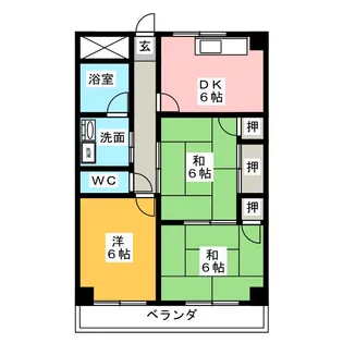 サンセリテ【2階】の間取り