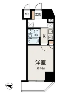菱和パレス高輪台【2階】の間取り
