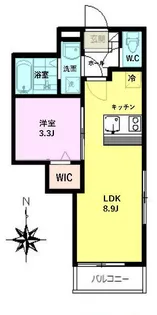 Best Stage 小手指4丁目【2階】の間取り