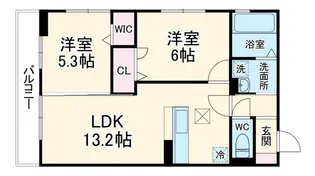 Blanc Cube【1階】の間取り