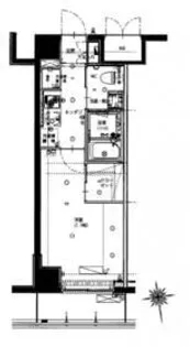 ハーモニーレジデンス神楽坂【5階】の間取り