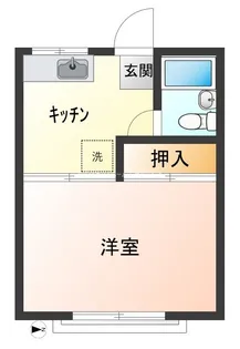 高山ハイツ【2階】の間取り