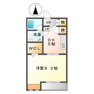 ティーツリー【2階】の間取り