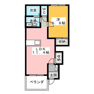 エルシャトーIII【1階】の間取り